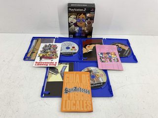 grand theft auto trilogy gta 3 + gta vc + sa ps2