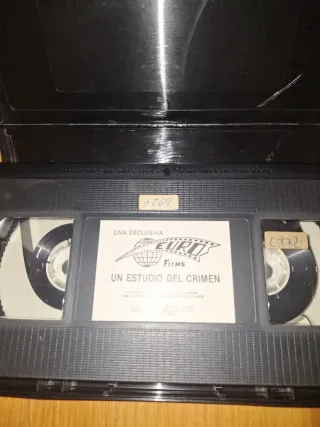 Un Estudio del Crimen VHS Sherlock Holmes