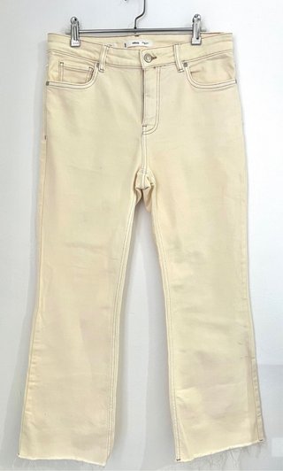 Vaqueros beige Mango