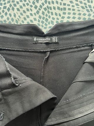 Pantalón corto de pinza negro