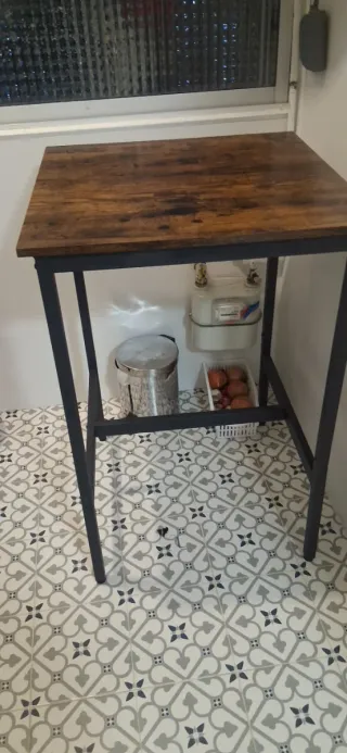 Mesa bar para cocina como nueva