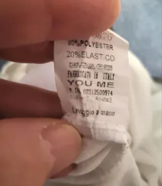 Falda You Me blanca encaje