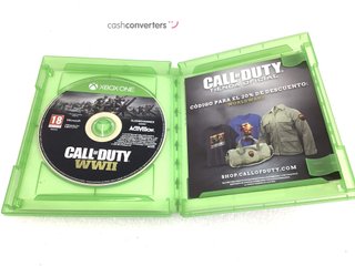 call of duty wwii xboxone