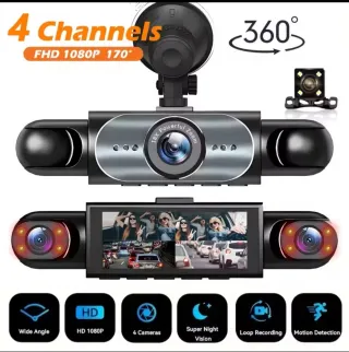 DASHCAM Triple Cámara Salpicadero NUEVA