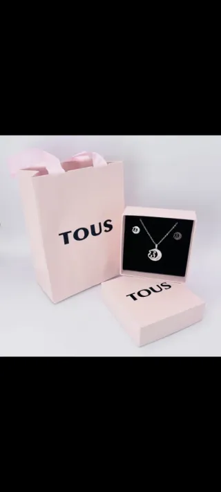 Conjunto Tous Plata Ley Luna y Estrellas