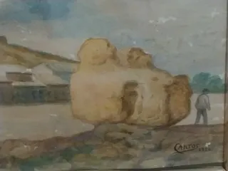 Pintura Antigua Alicante  famoso pintor M. Cantos