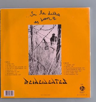 Vinilo Reincidentes - Nunca Es Tarde...