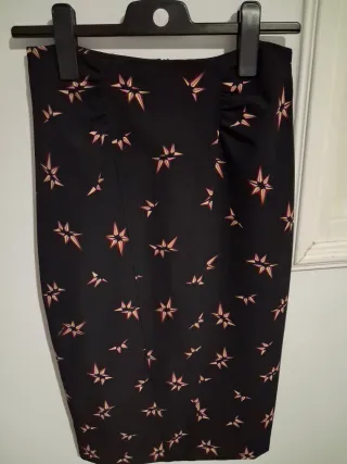 Falda Bimba y Lola Estrellas Negra
