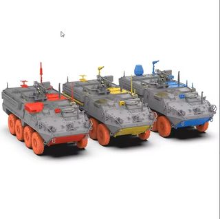 Maqueta M1130 Stryker CV & CV-TACP 1+1 3RO 1/72