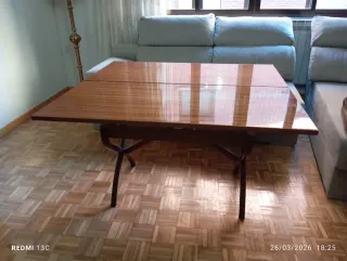 Mesa extensible madera clara