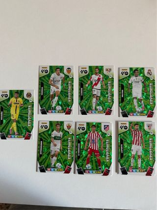 Lote 7 cromos fútbol Adrenalyn 25/26