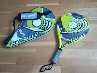 2 Palas Padel + Fundas (1 poco uso, 1 nueva)