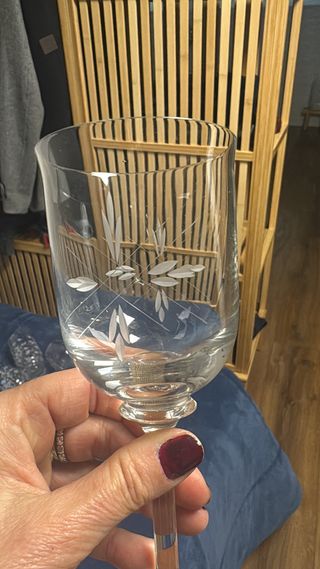 Lote de copas y vasos de cristal