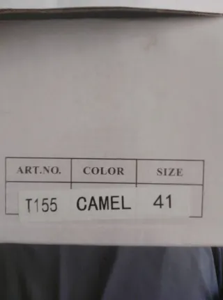 Botas Camel Mujer Talla 41