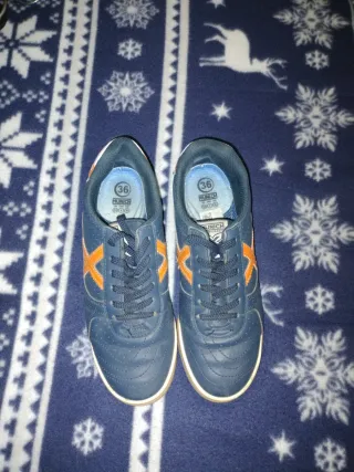 Botas Munich Talla 36 Azul Naranja