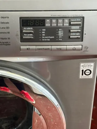 Lavadora LG Direct Drive 7kg Inox
