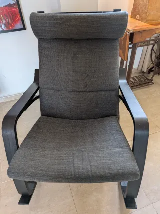 Mecedora Ikea Madera Oscura
