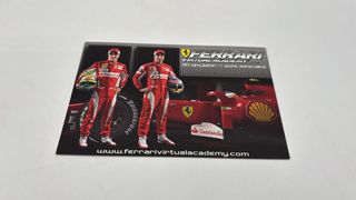 NQM726 Cartolina Ferrari Virtual Academy