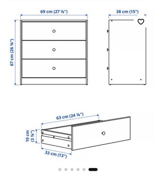 Cómoda Ikea GURSKEN Beige