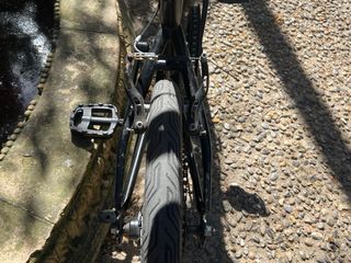 Bicicleta plegable negra OXYLANE