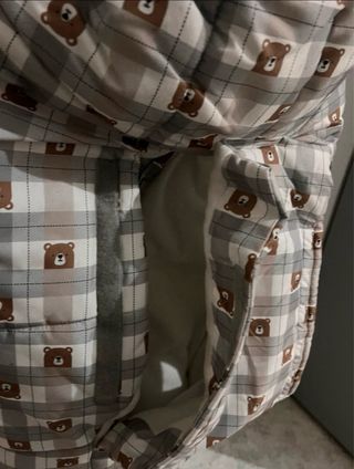 Sacco passeggino orsetto plaid