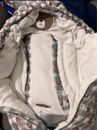 Sacco passeggino orsetto plaid