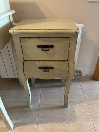 Tocador/ Escriptori vintage amb calaixera i mirall