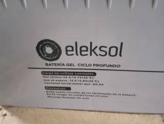 Batería Eleksol 6GFM250G 250Ah