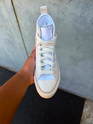 Converse Ctas Lift Hi Beige/Bianco