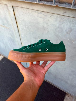 Converse Ctas Lift Hi Platform Verdi Gomma