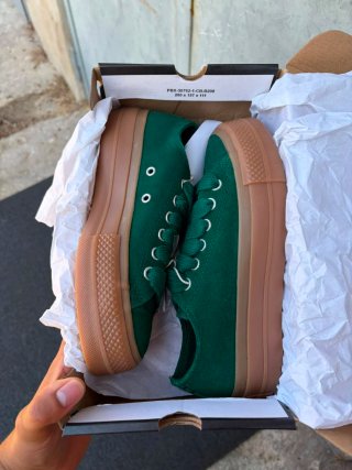 Converse Ctas Lift Hi Platform Verdi Gomma