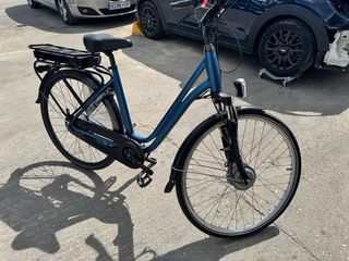 Bicicletas Eléctrica Paseo Azul y Gris