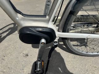 Bicicletas Eléctrica Paseo Azul y Gris
