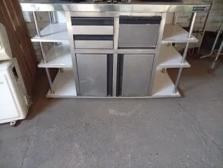 Mueble cafetero acero inoxidable