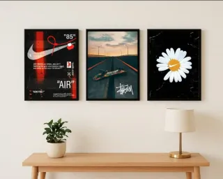 Set 3 Quadri Nike Off-White Skateboard Daisy