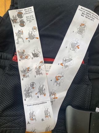 Mochila Portabebés BabyBjörn Negra