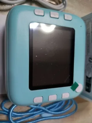 Fotocamera con stampa Istantanea Azzurra