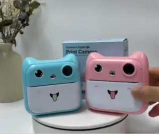 Fotocamera con stampa Istantanea Azzurra