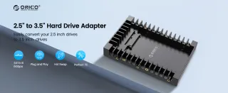 Adaptador ORICO 2.5 SATA a 3.5 HDD