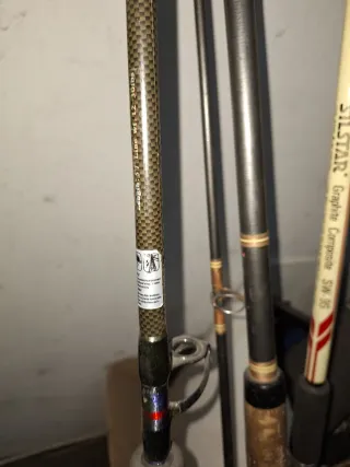 Lote de 7 cañas de pesca