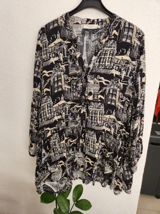 Camisa Woman Estampado París