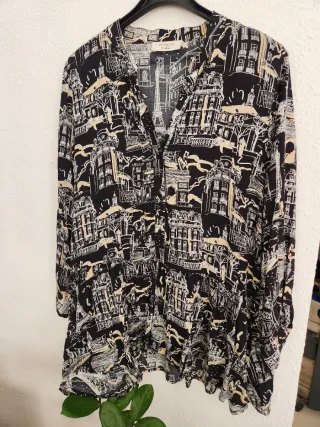 Camisa Woman Estampado París