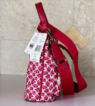 Borsa Michael Kors a secchiello monogram