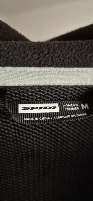 Chaqueta Spidi Hoodie Armor Lady Negra talla M