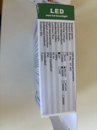 Mini faretti LED da incasso YELEDWAY