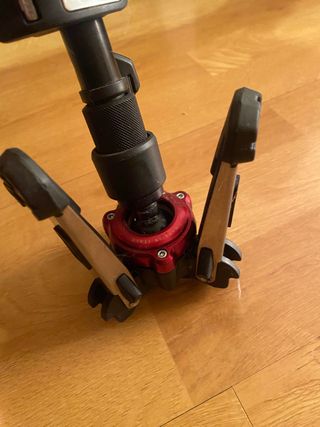 Monopié Manfrotto con cabezal y base