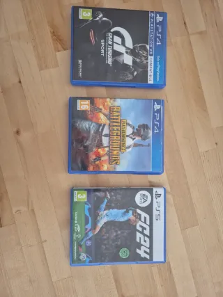 Juegos PS4: Gran Turismo, PUBG, FC 24