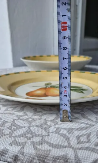 Vajilla inglesa decoracion frutal Churchill