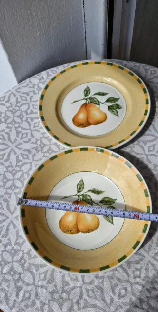 Vajilla inglesa decoracion frutal Churchill