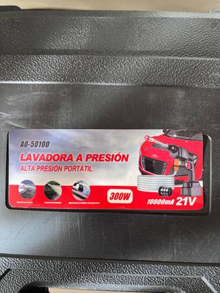 Hidrolimpiadora Batería 21V Portátil + 2 Baterías